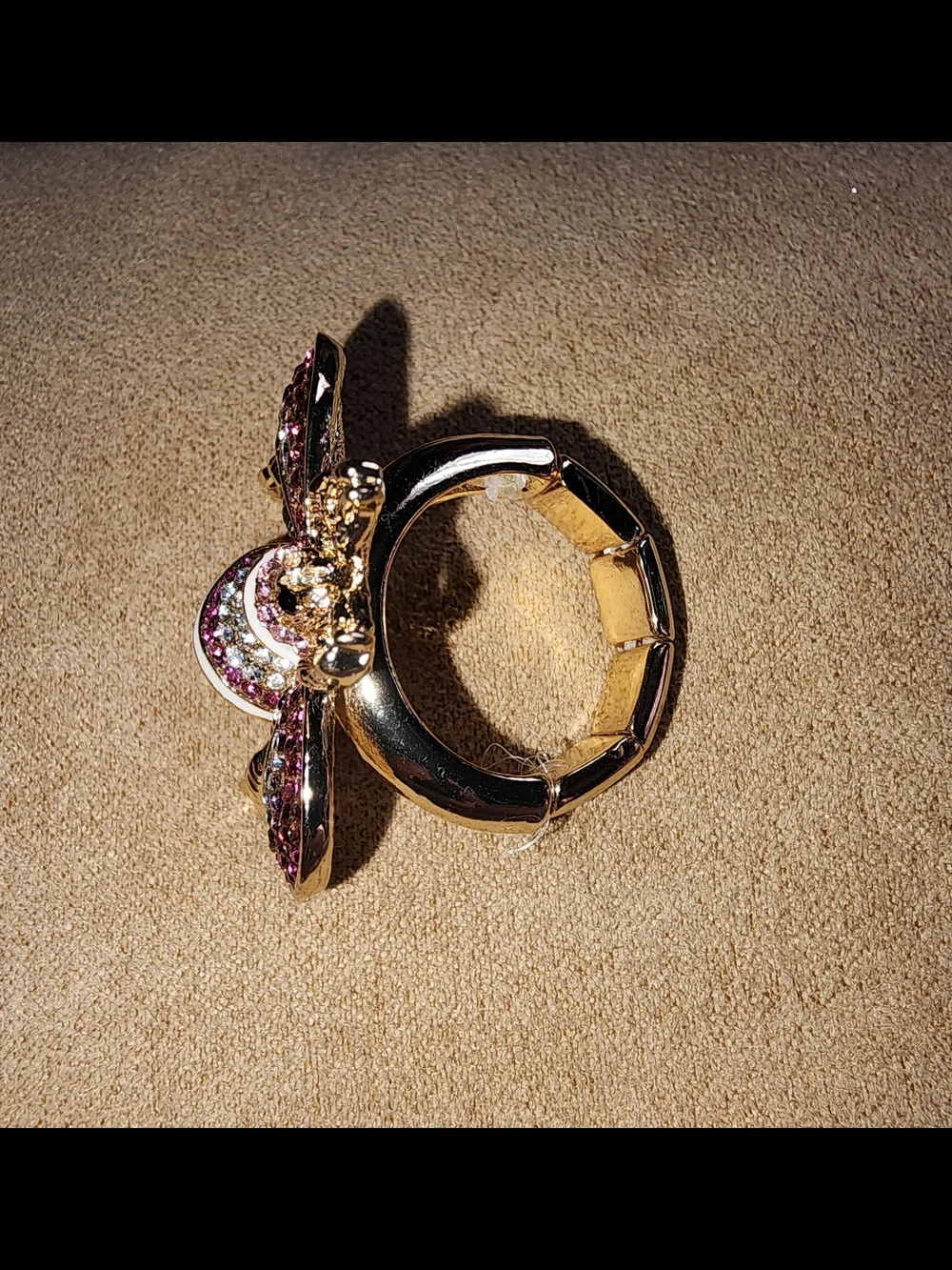 Bling Bee Cocktail Ring $15